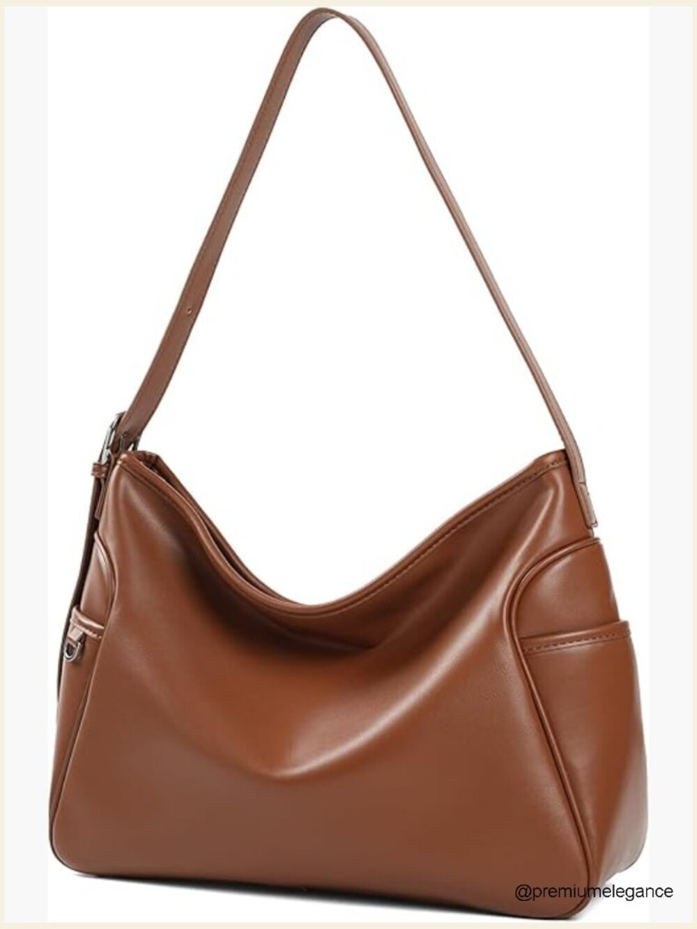 Minimalist Hobo Shoulder Tote Bag Large Lightweight